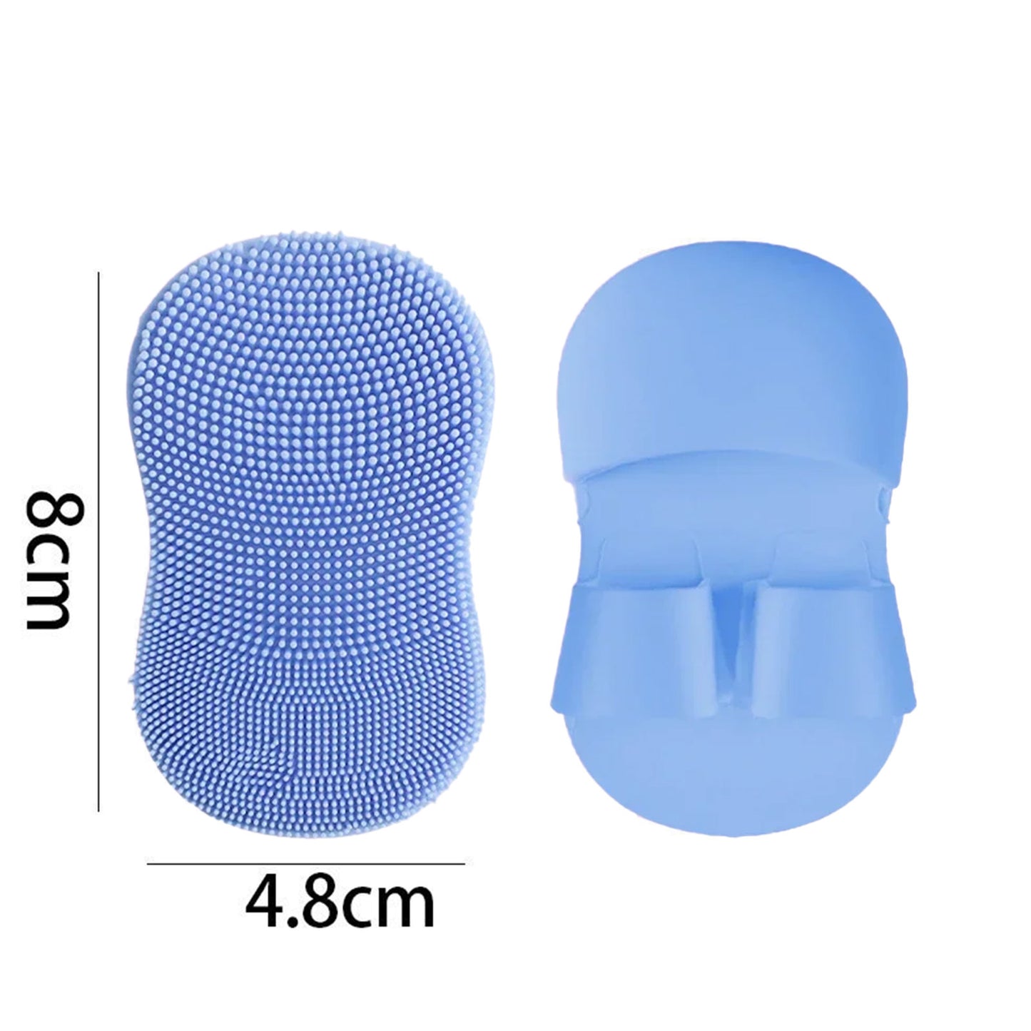 2PCS Silicone Face & Bath Cleansing Brush Set