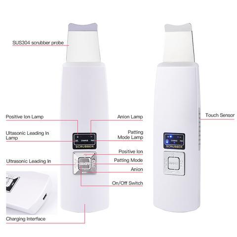Ultrasonic Skin Scrubber & Facial Cleanser