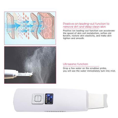 Ultrasonic Skin Scrubber & Facial Cleanser