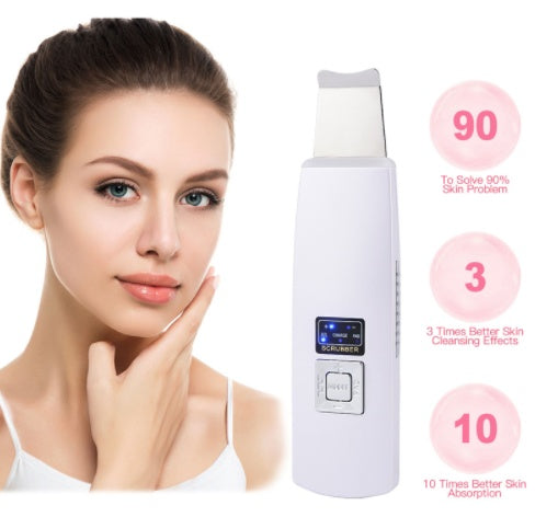 Ultrasonic Skin Scrubber & Facial Cleanser