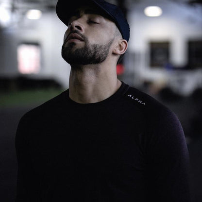 Men’s Long Sleeve Breathable Gym T-Shirt