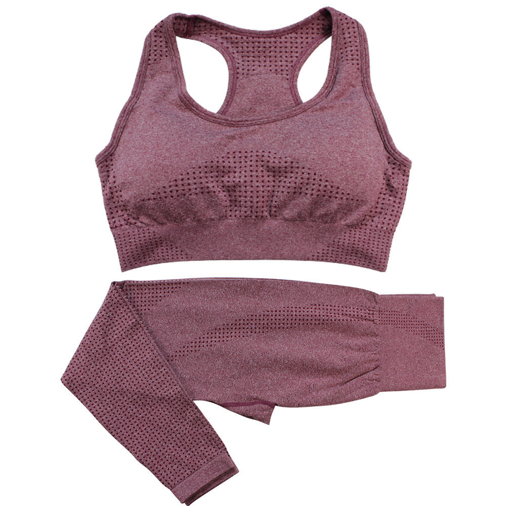 2-Piece Women's Seamless Yoga & Gym Set