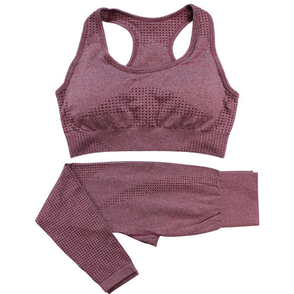 2-Piece Women's Seamless Yoga & Gym Set
