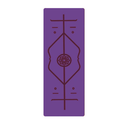 Non-Slip TPE Yoga Mat with Alignment Lines