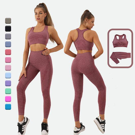 2-Piece Women's Seamless Yoga & Gym Set
