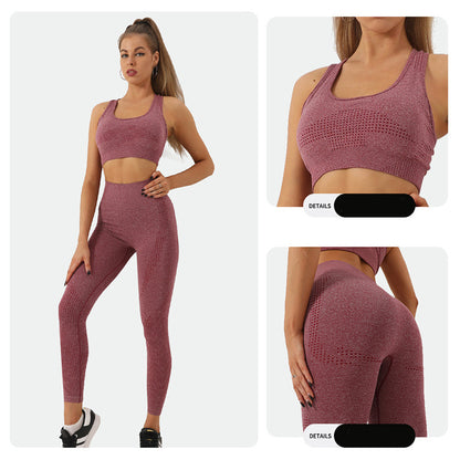 2-Piece Women's Seamless Yoga & Gym Set
