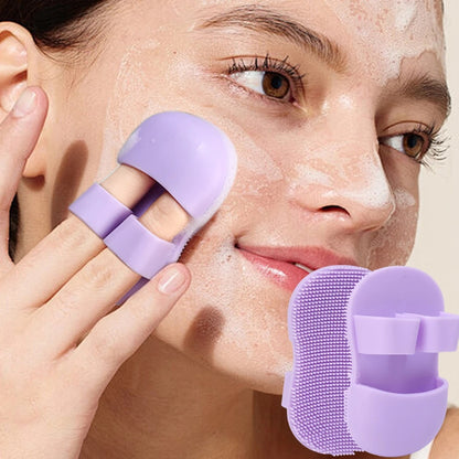 2PCS Silicone Face & Bath Cleansing Brush Set