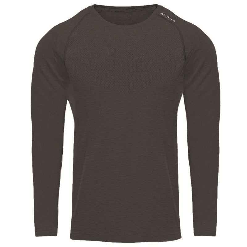Men’s Long Sleeve Breathable Gym T-Shirt