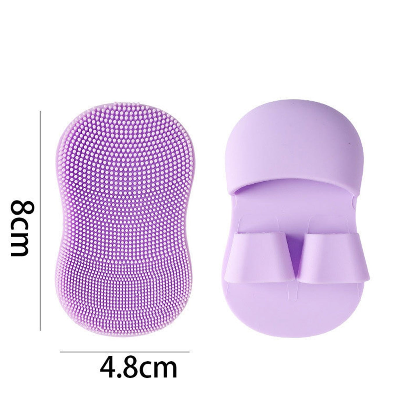 2PCS Silicone Face & Bath Cleansing Brush Set