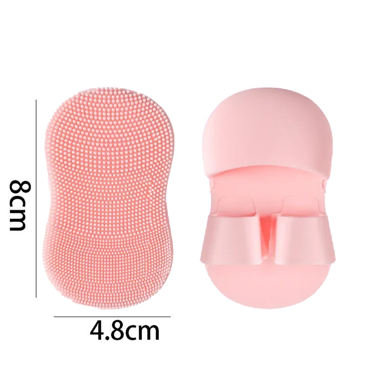 2PCS Silicone Face & Bath Cleansing Brush Set